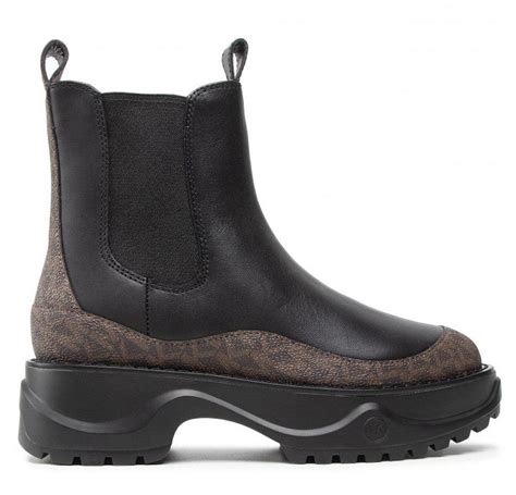 dupree hiker bootie michael kors|Dupree Logo and Leather Boot .